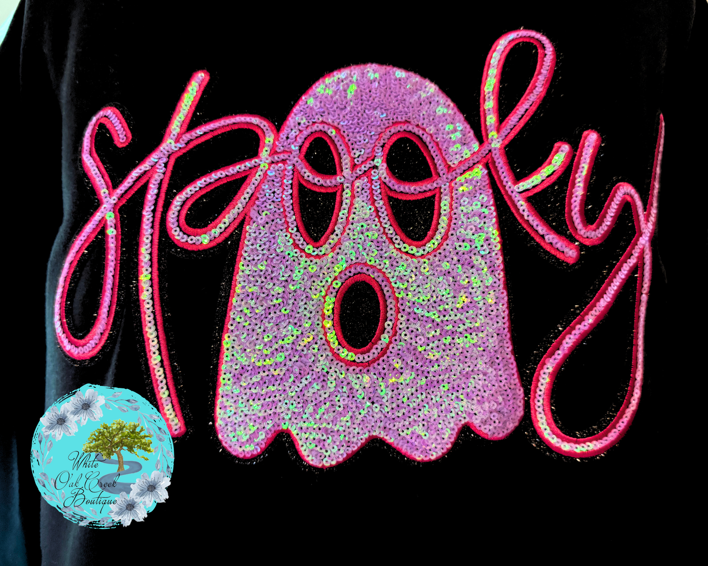 Spooky Sequin Sweatshirt