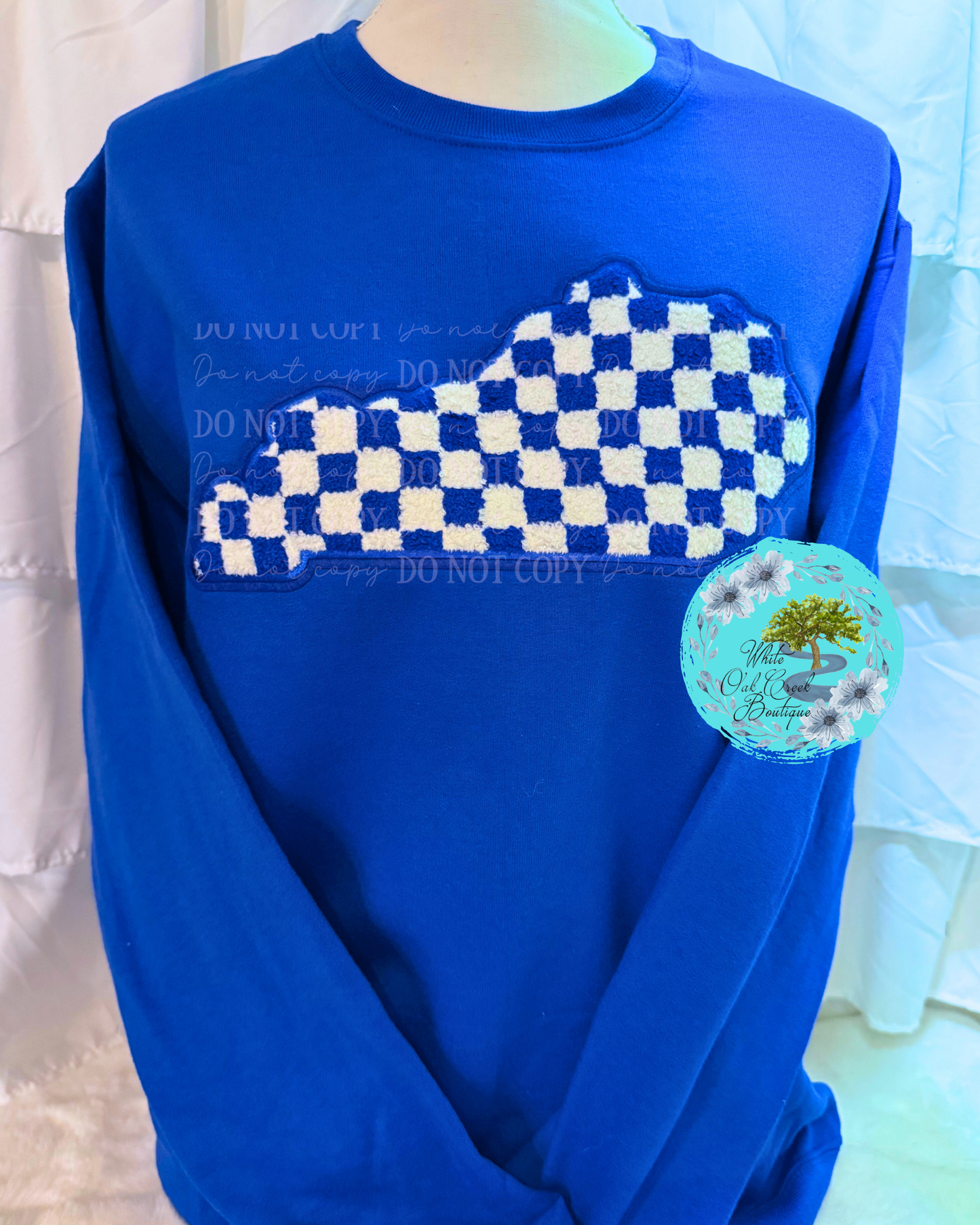 Kentucky Check Chenille Sweatshirt