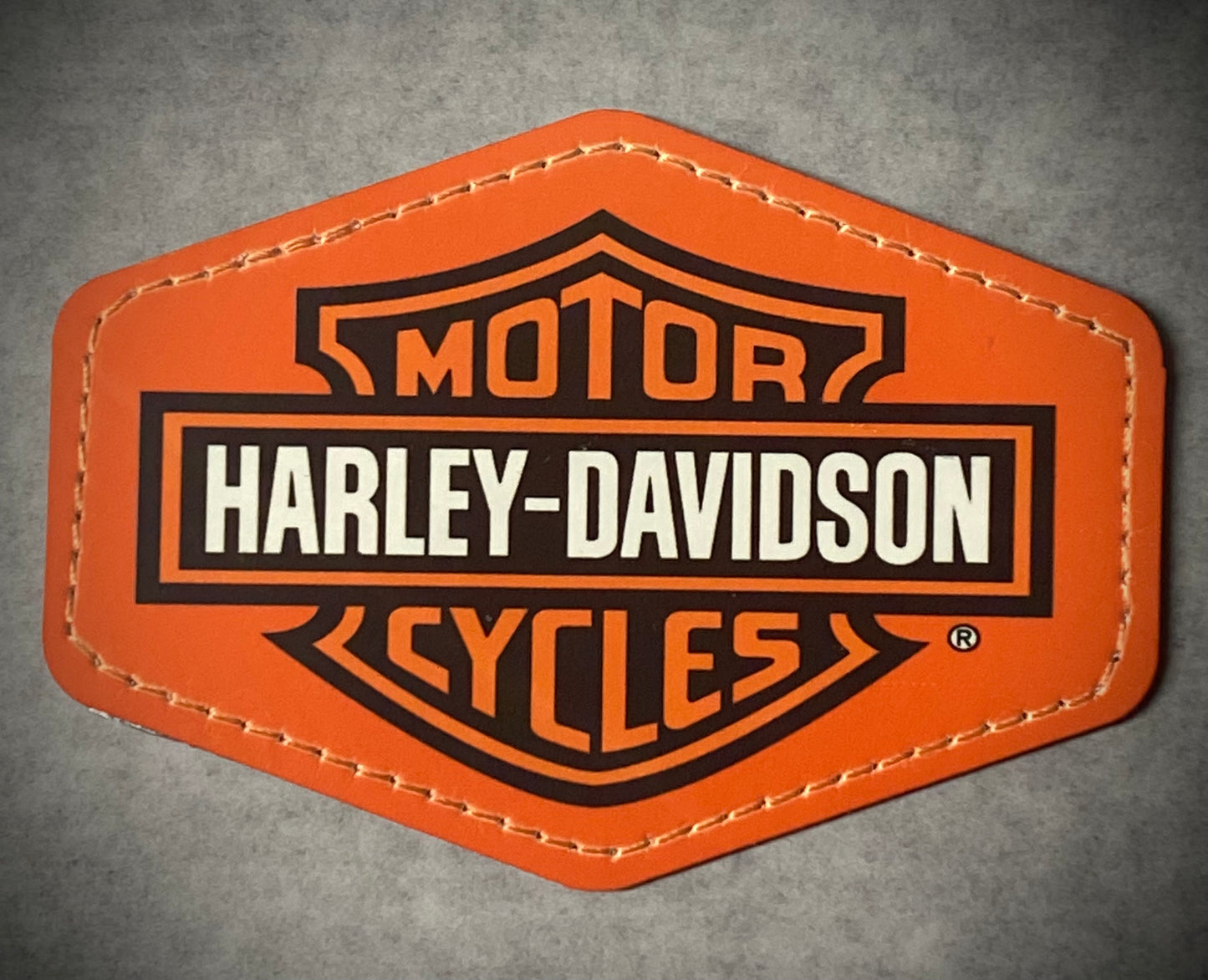 HD Faux Leather Trucker Hat Patch