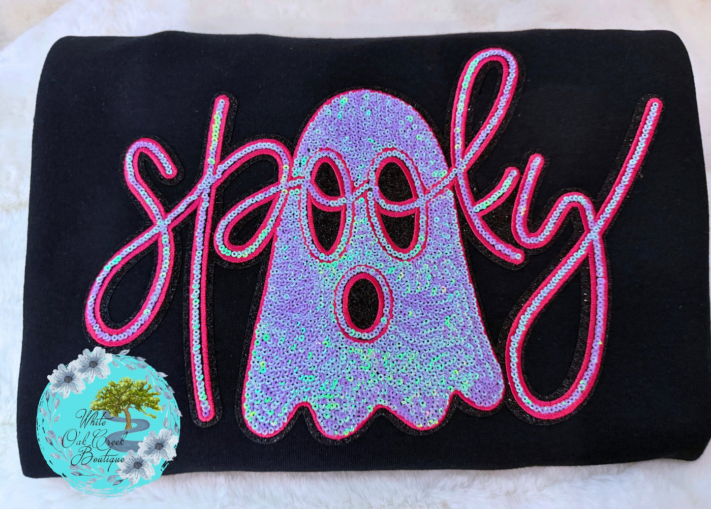 Spooky Sequin Sweatshirt