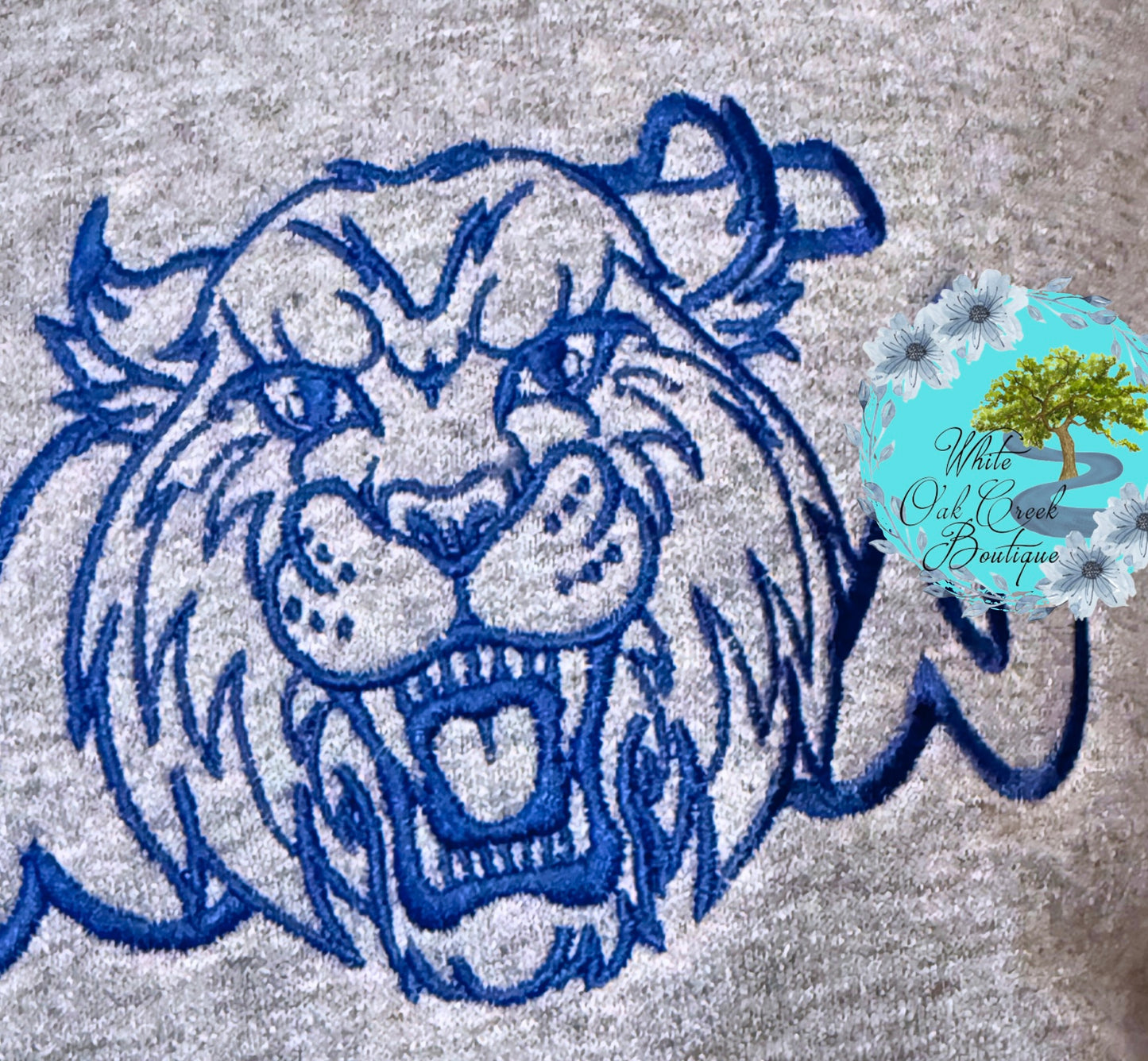 Wildcats Embroidered Sweatshirt Vintage Font