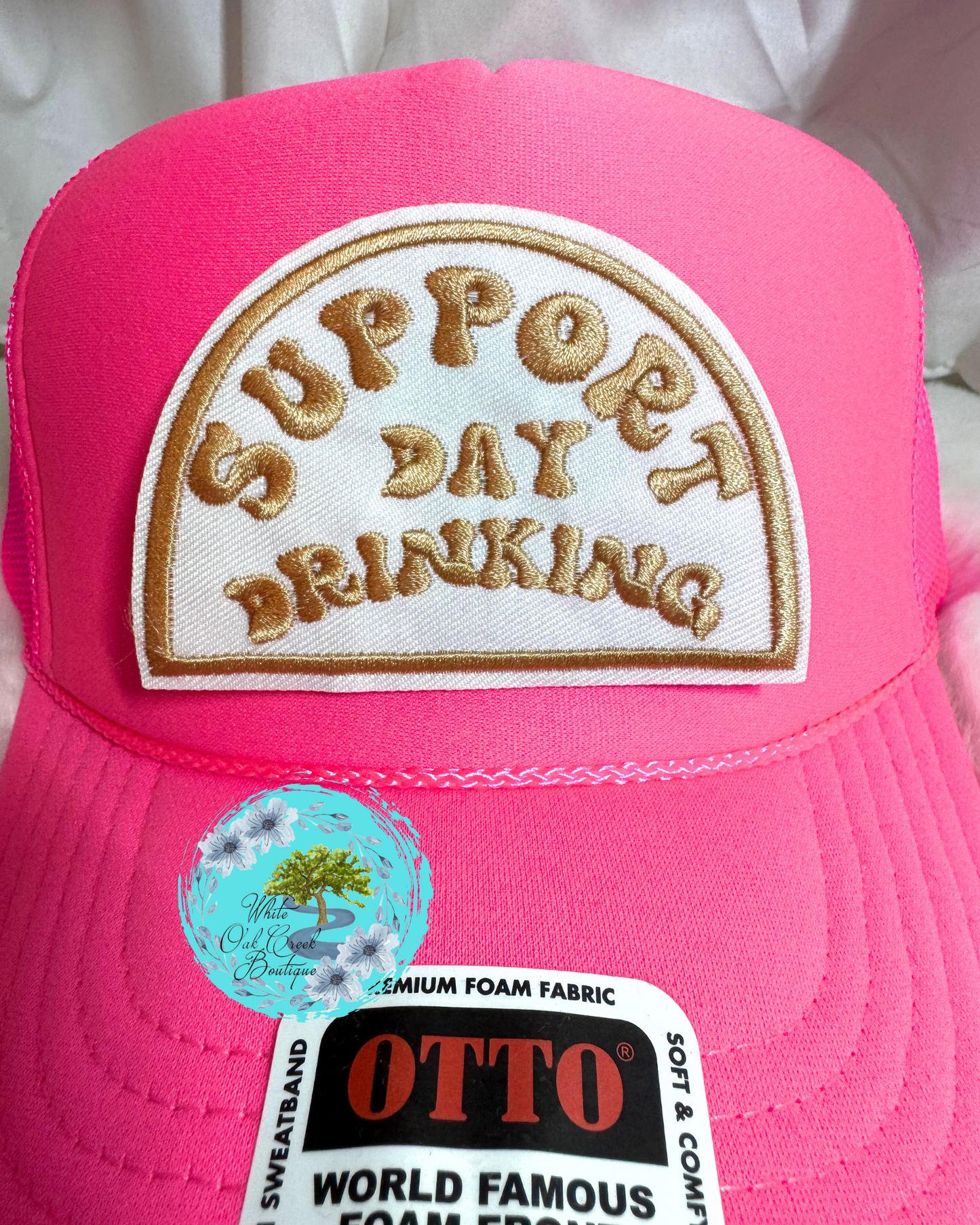 Support Day Drinking Hat Patch