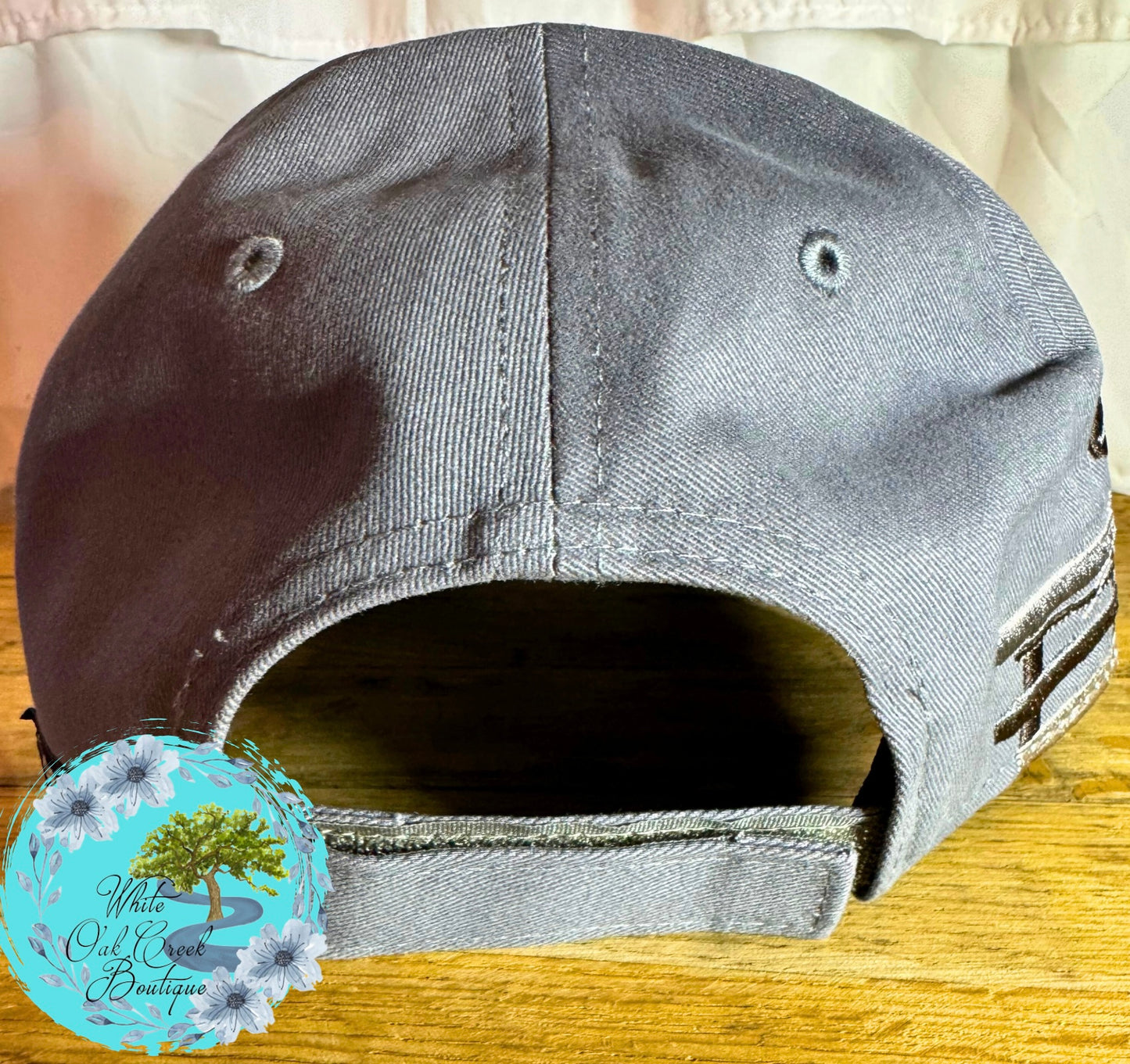 Welder Embroidered Lasered Faux Leather Patch Twill Trucker Hat