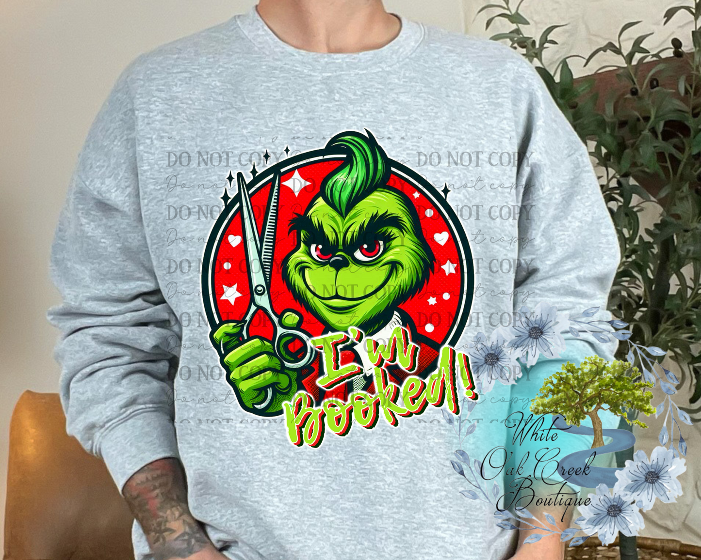 Barber Sweatshirt or T-Shirt Green Guy