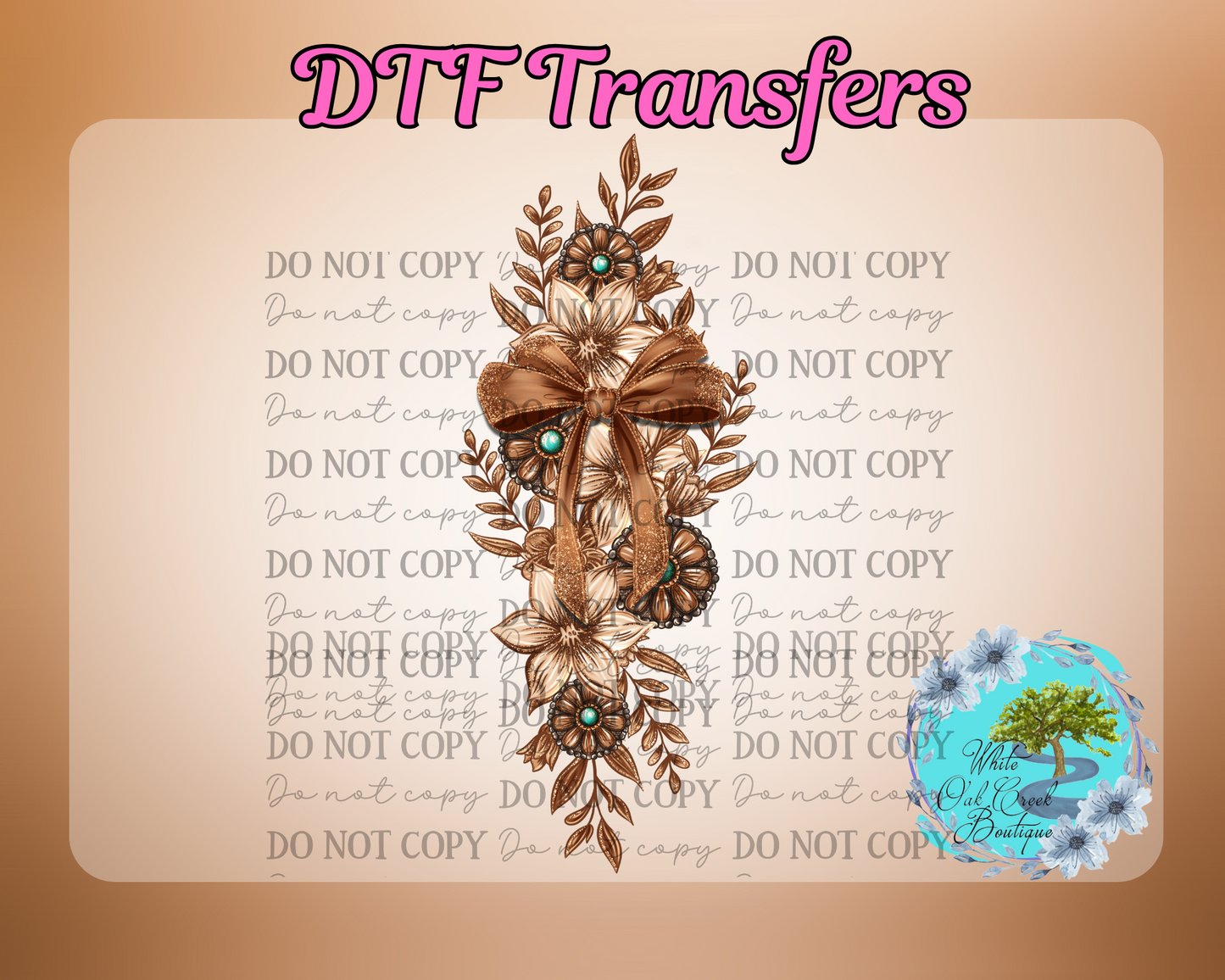 Western Sleeve DTF Transfer