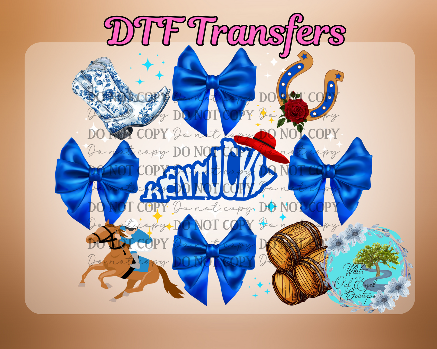 DTF Transfer Kentucky Derby
