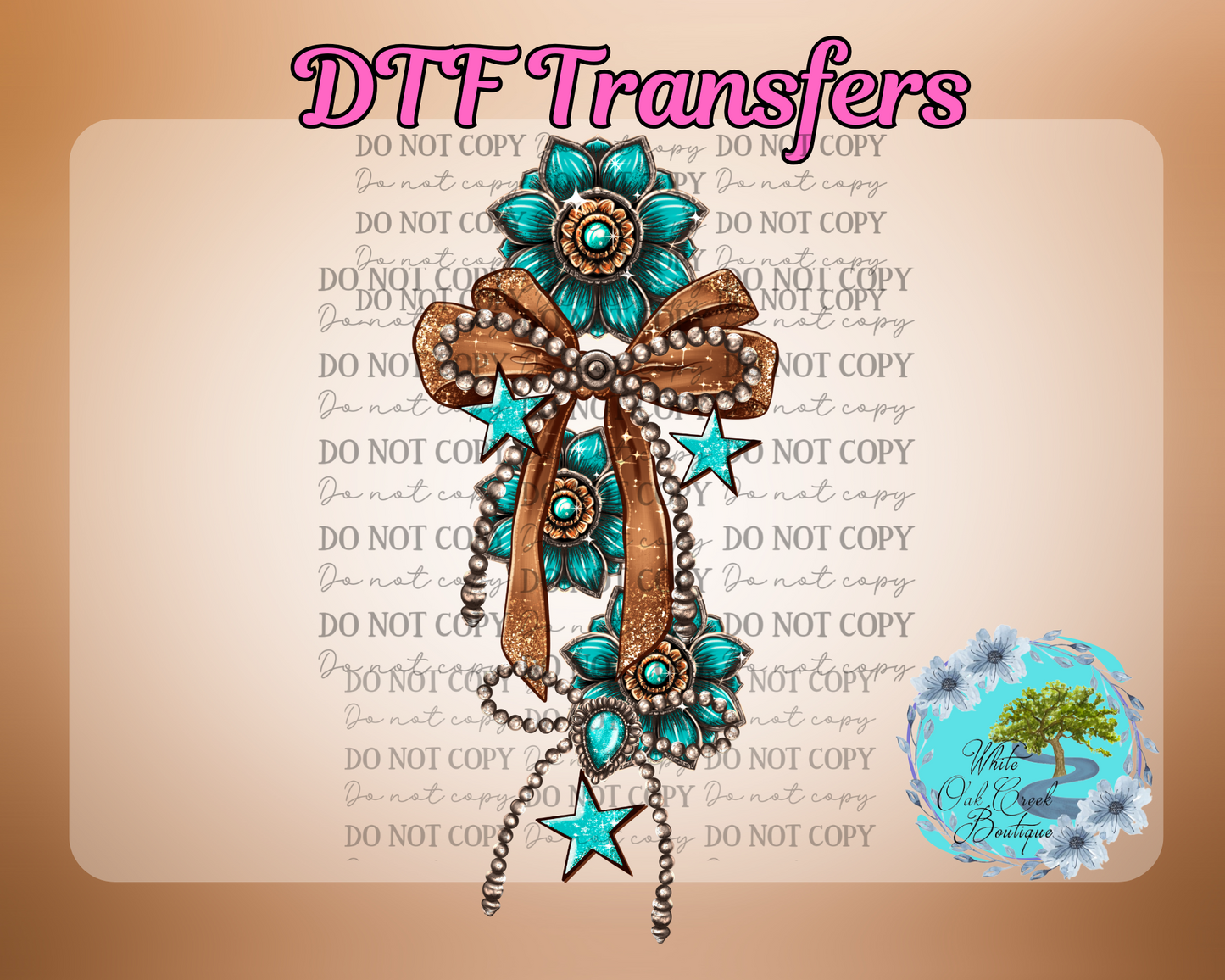 Concho Sleeve DTF Transfer