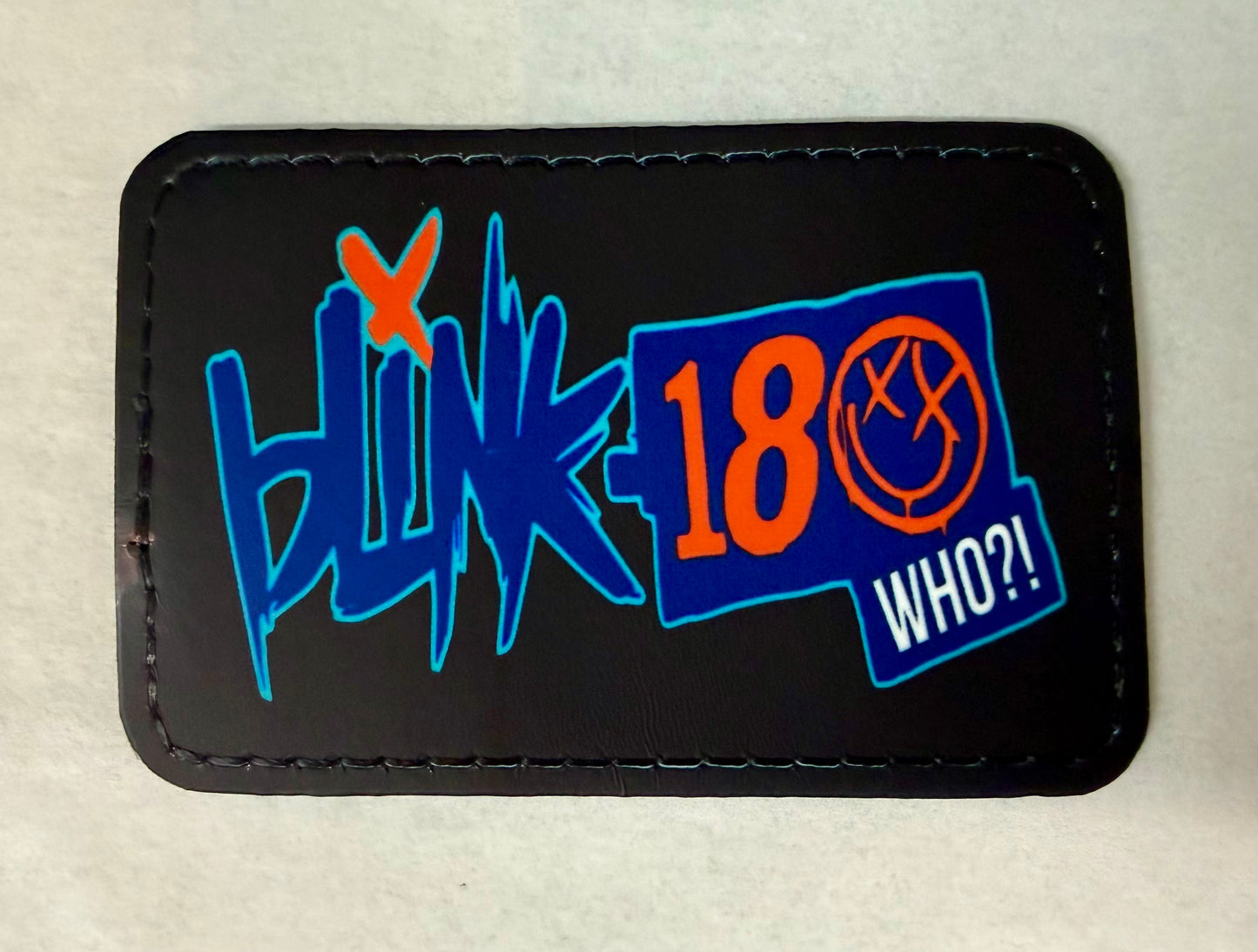 Blink Faux Leather Hat Patch