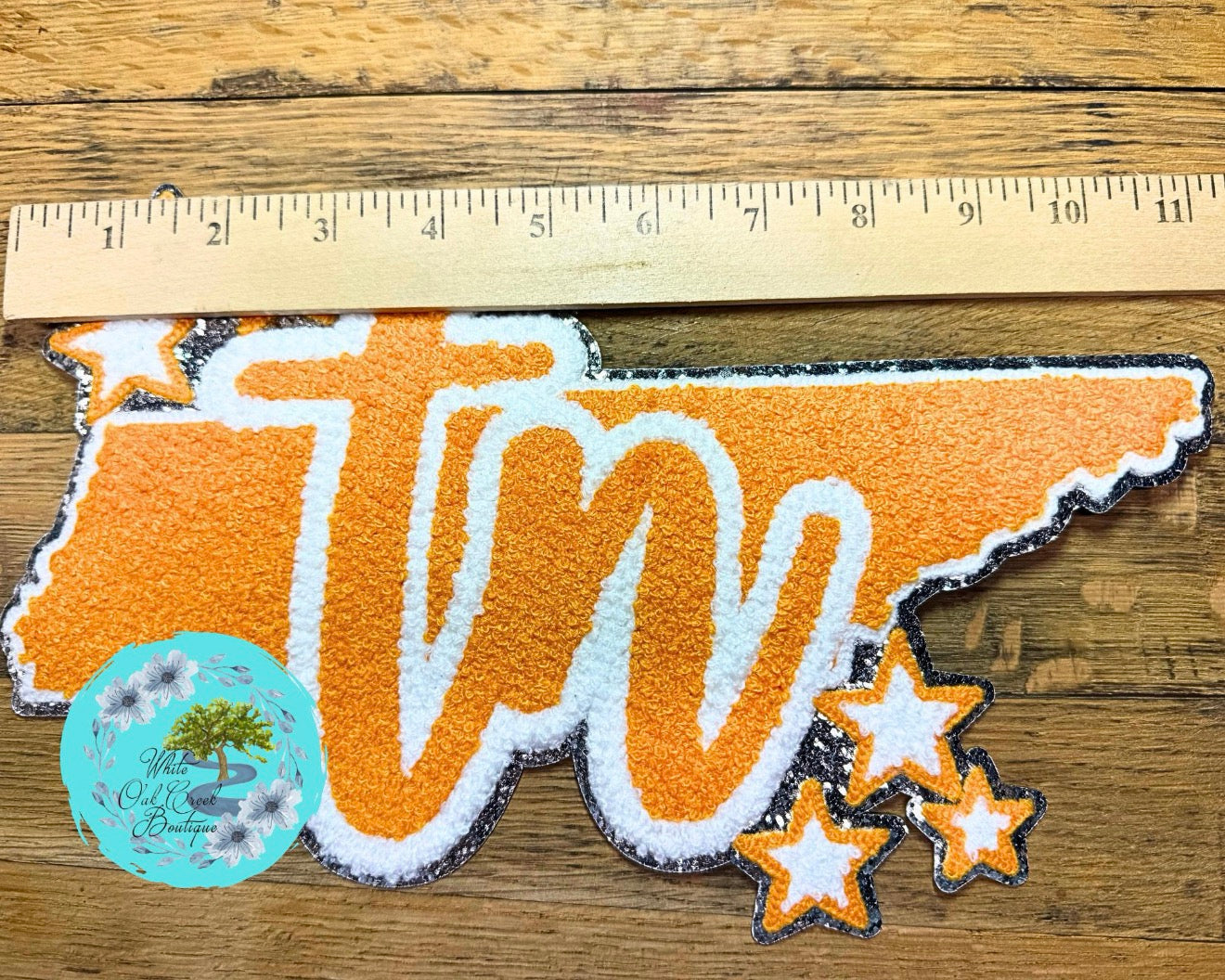 LARGE Tennessee Chenille 11” Iron-On Patch