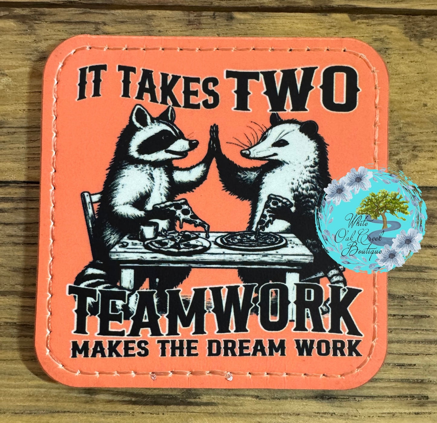 Raccoon Teamwork 2 1/2” Square