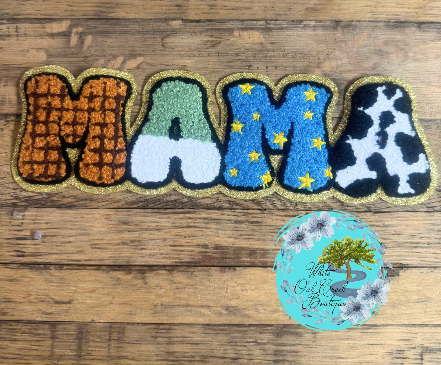 Mama Toy Story Chenille 9” Iron On Patch