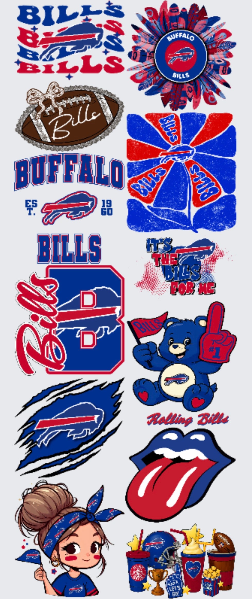 Gang Sheet Buffalo 3