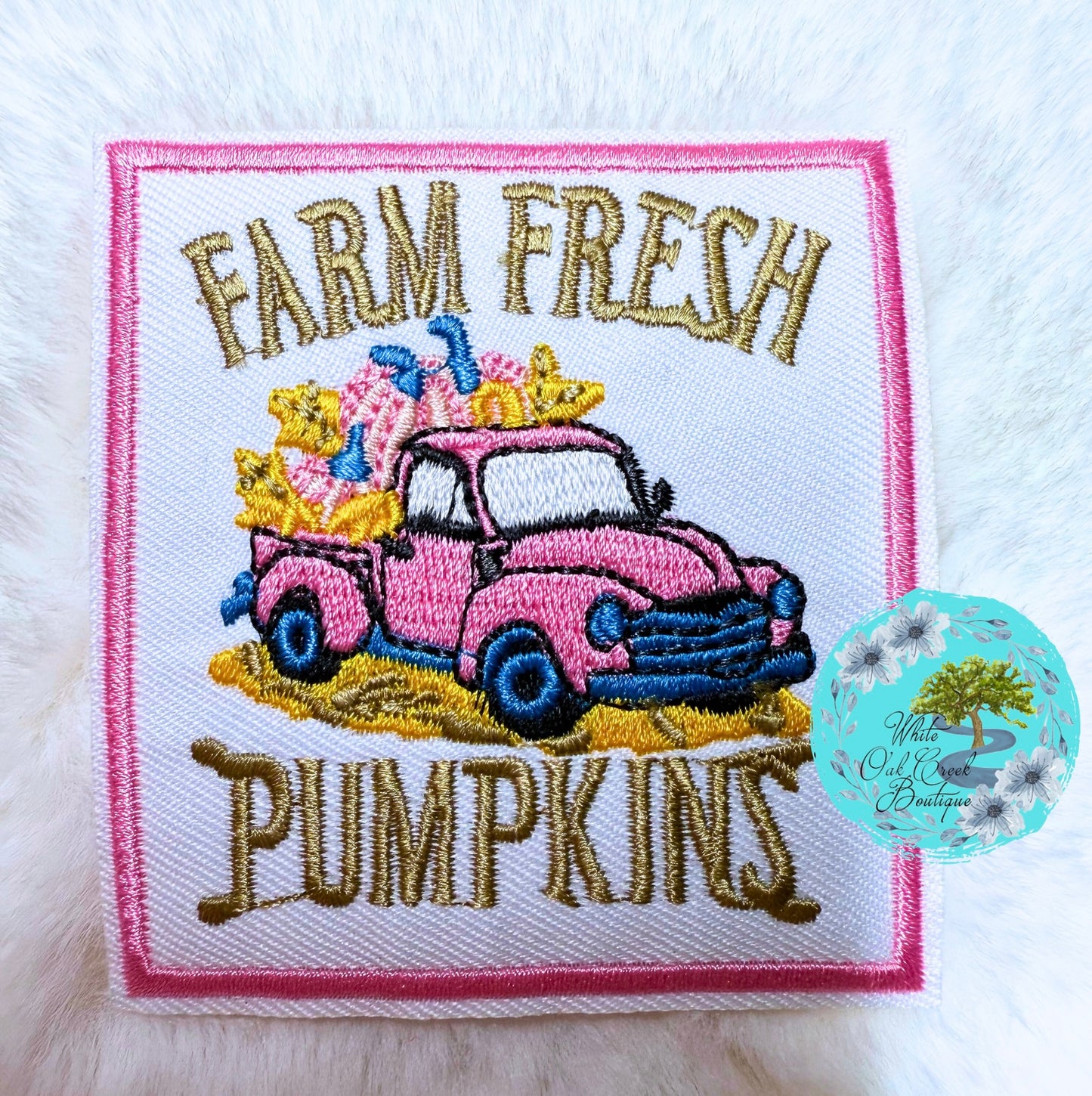 Farm Fresh Pumpkins Hat Patch