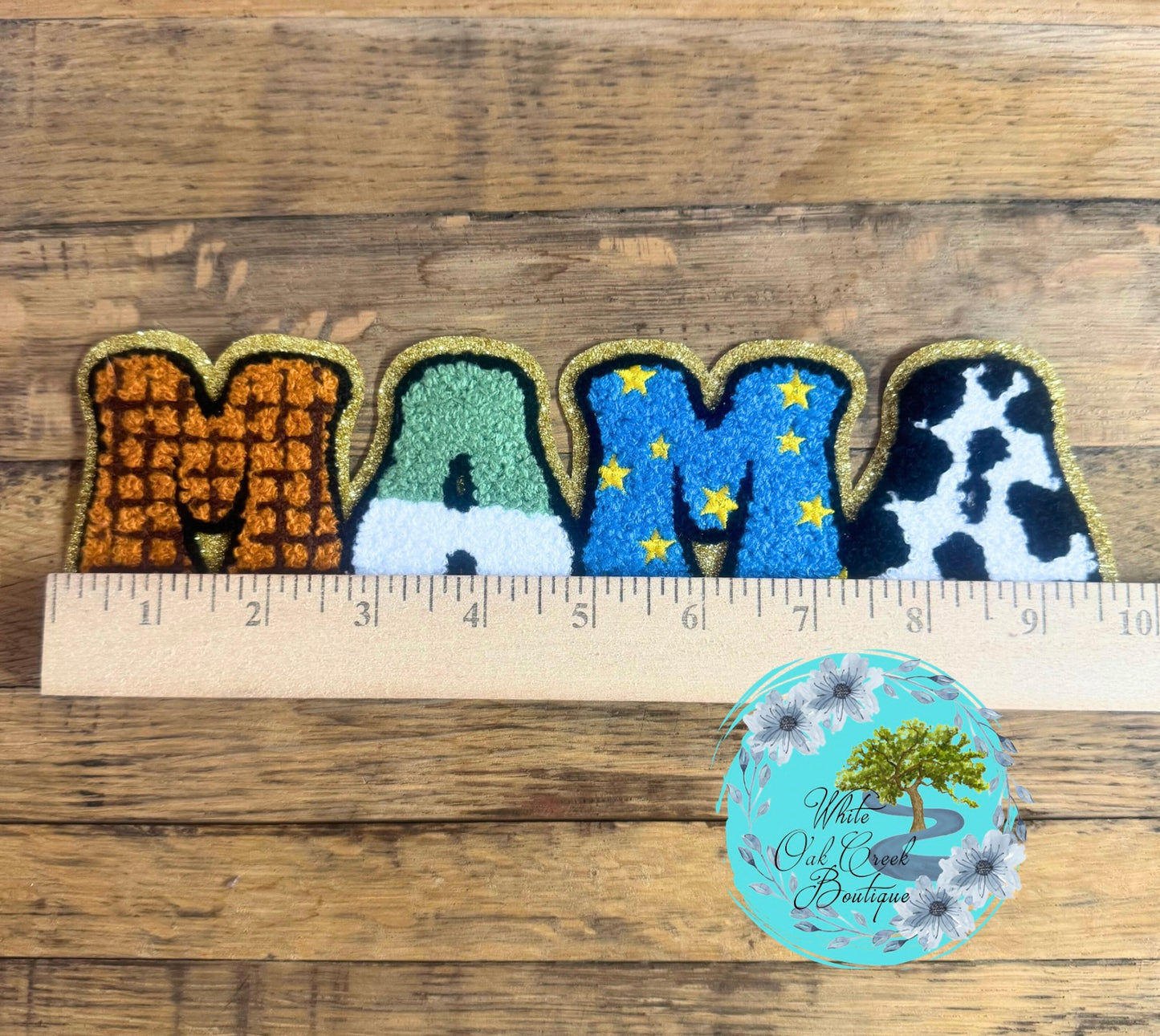 Mama Toy Story Chenille 9” Iron On Patch