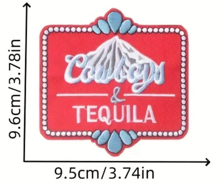 Cowboy’s & Tequila Hat Patch