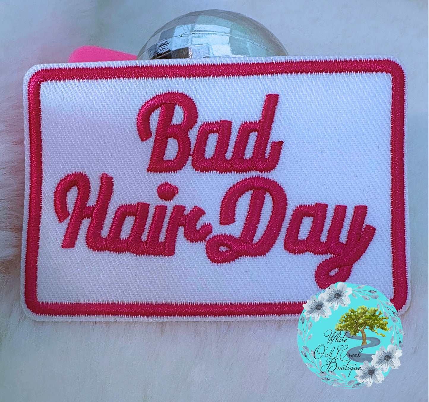 Bad Hair Day Hat Patch