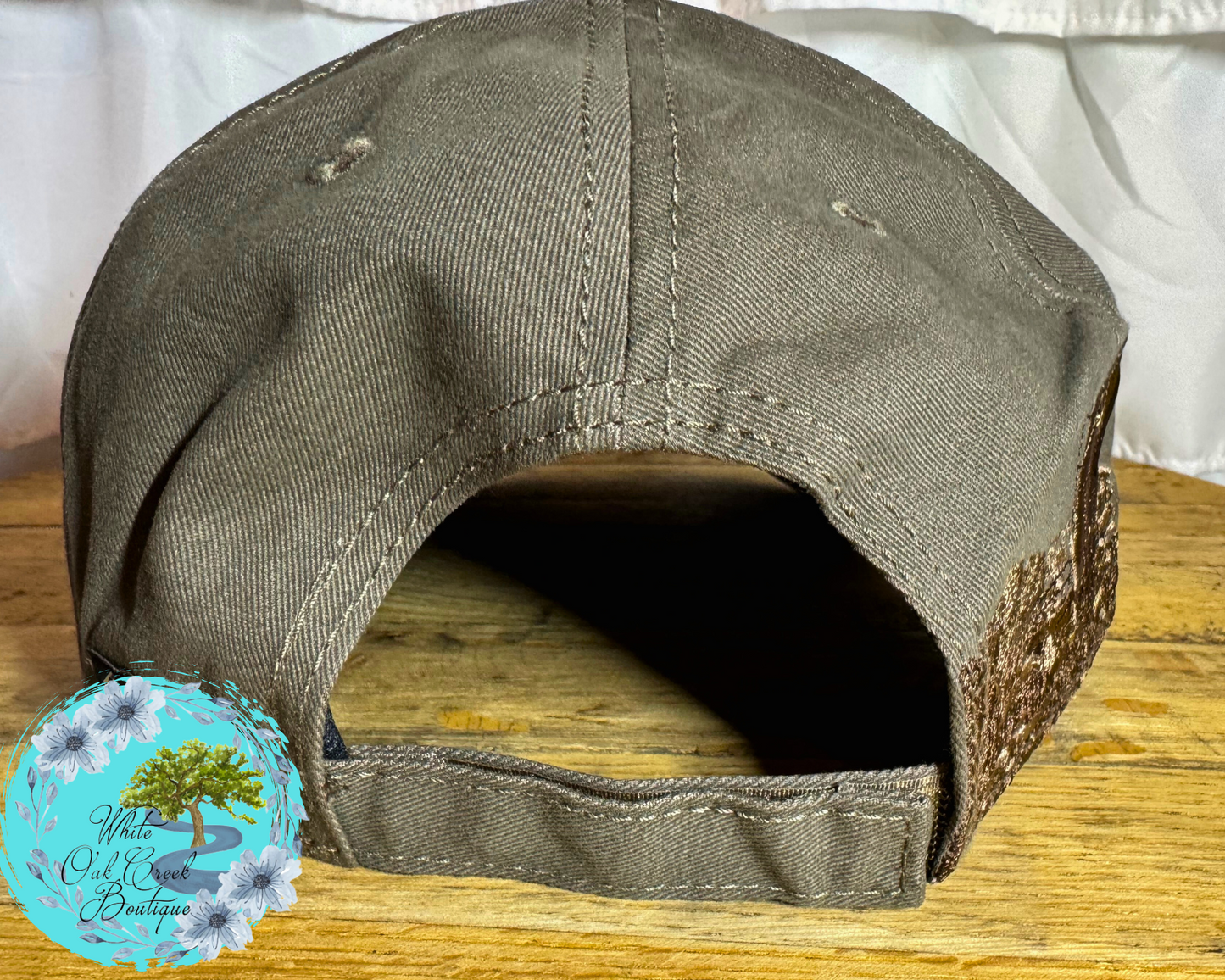 Heavy Equipment Embroidered Lasered Faux Leather Patch Twill Trucker Hat