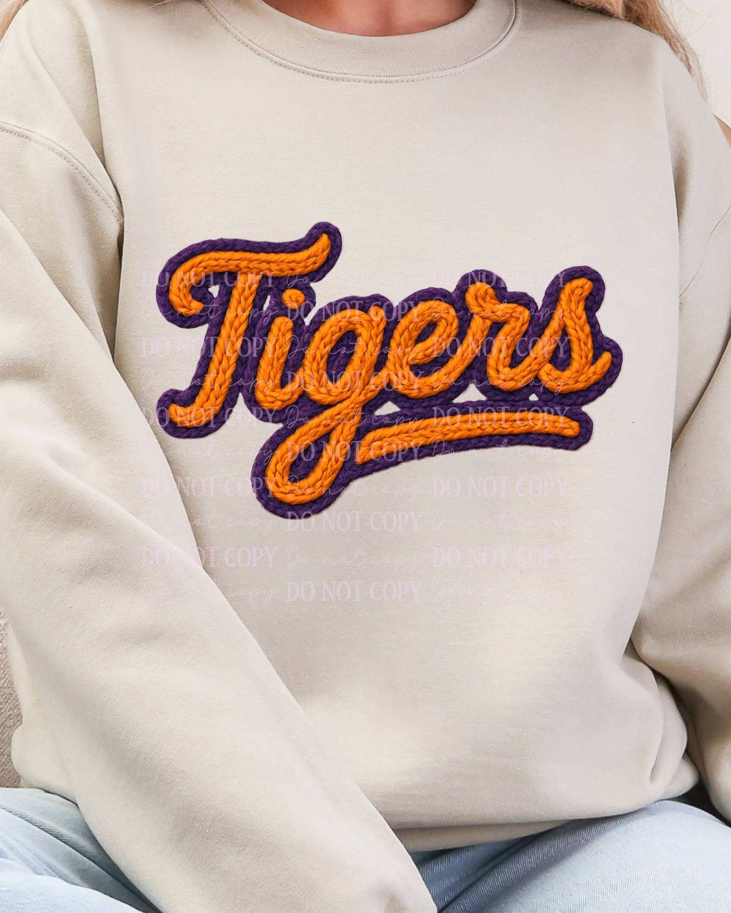 DTF Transfer Tigers Yarn