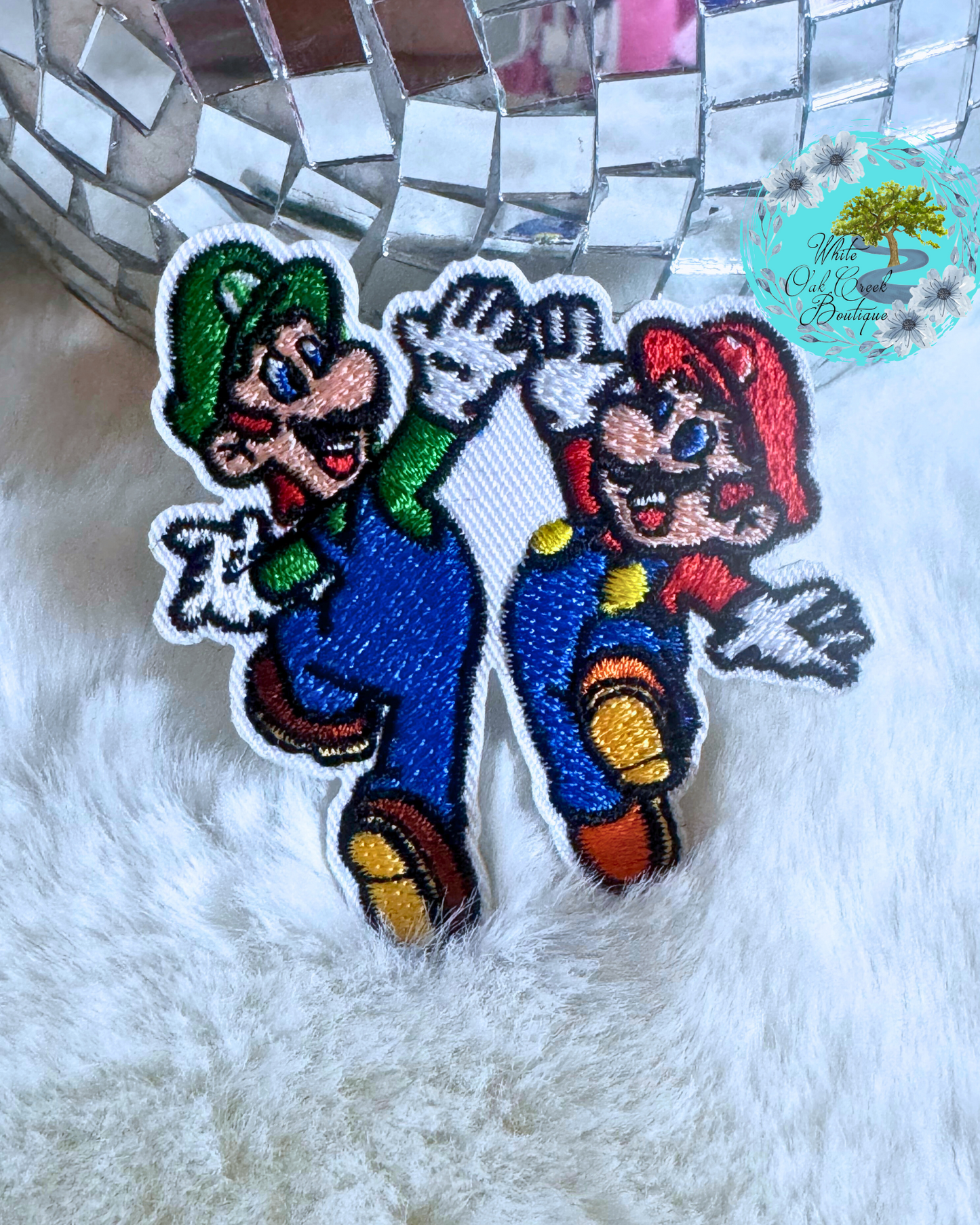 Mario 2.5”Embroidered Trucker Hat Patch