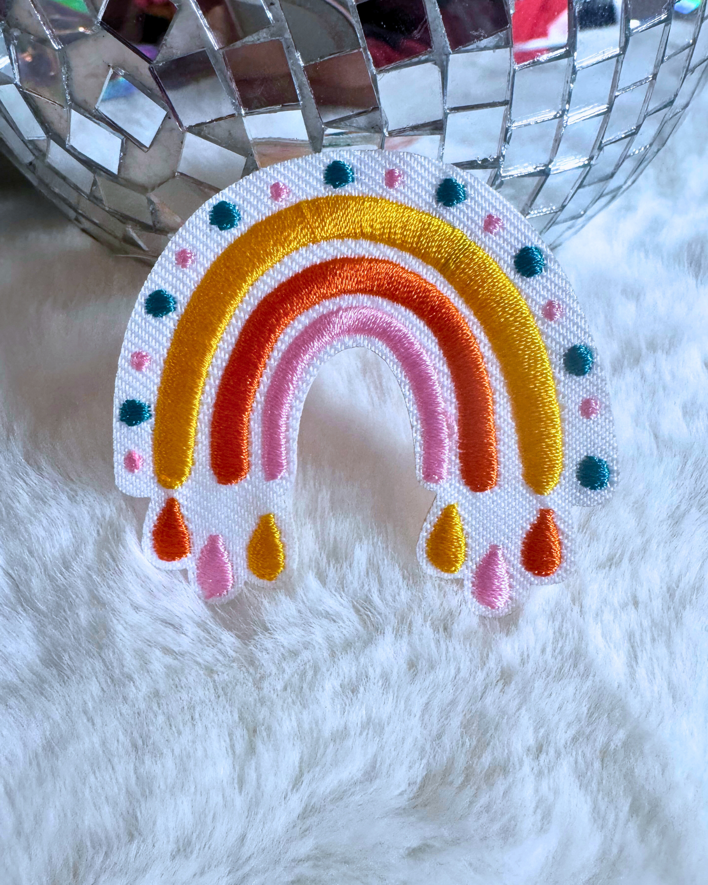 Rainbow 2.4” Embroidered Trucker Hat Patch