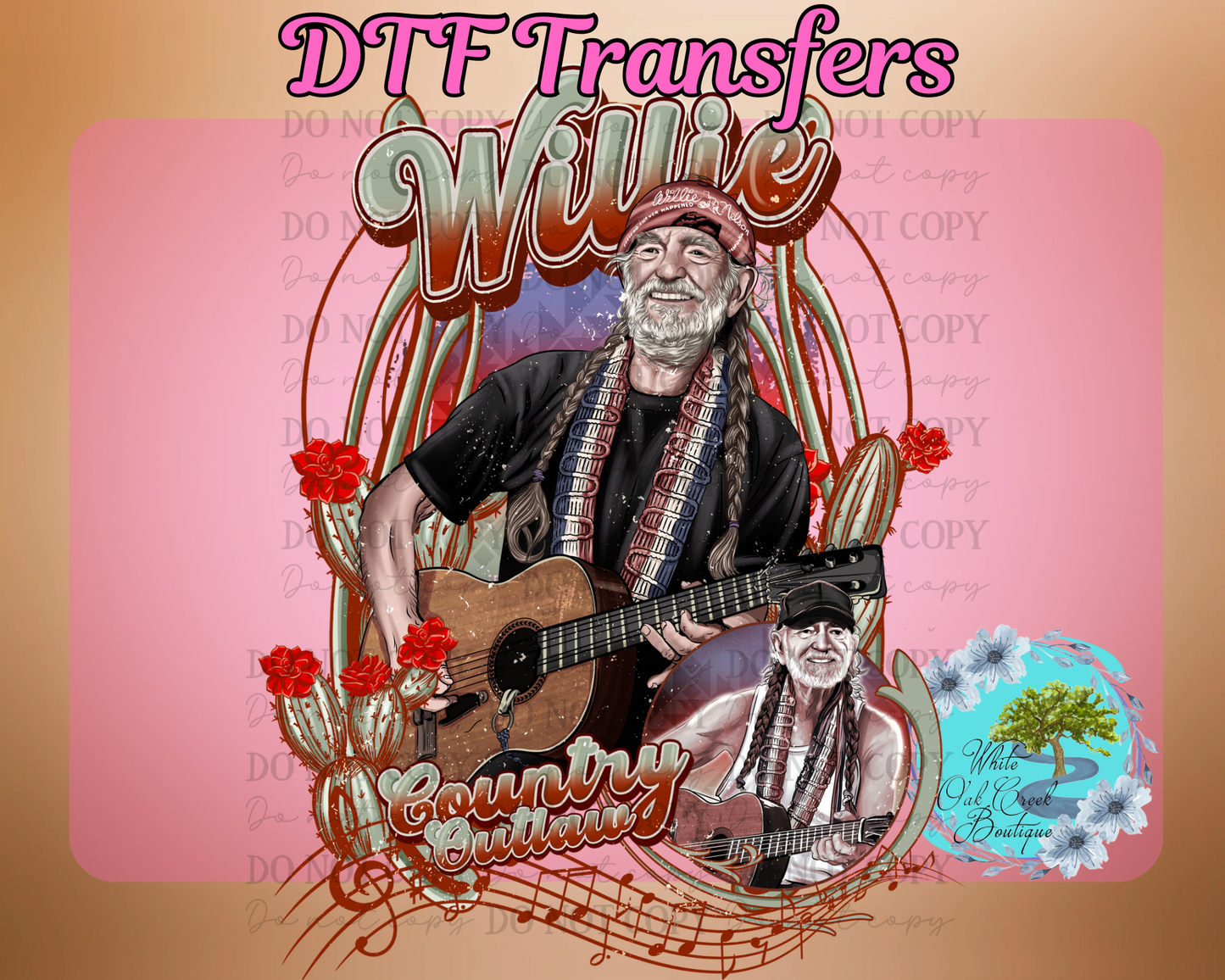 DTF Transfer Willie