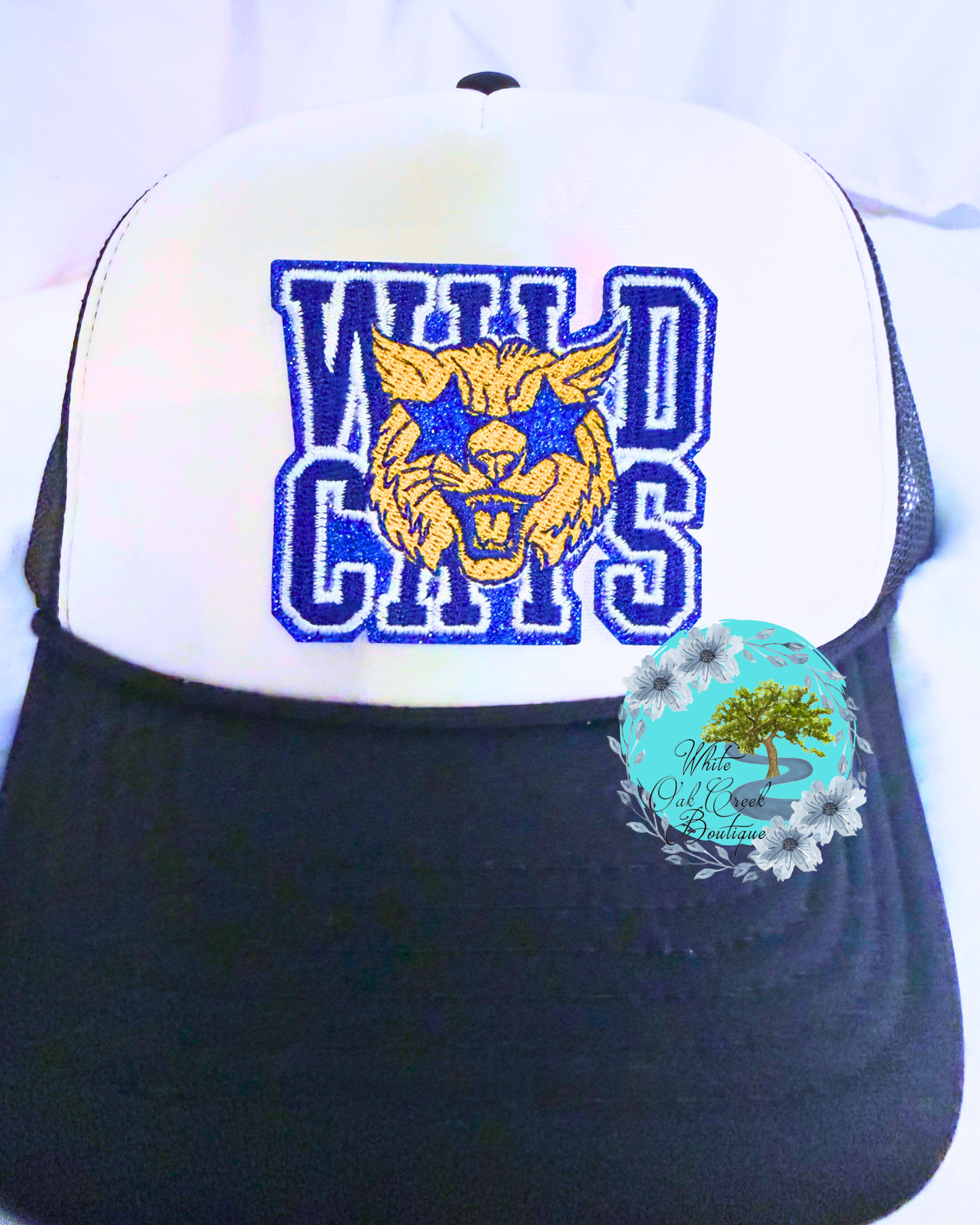 Wildcats Glitter Hat Patch