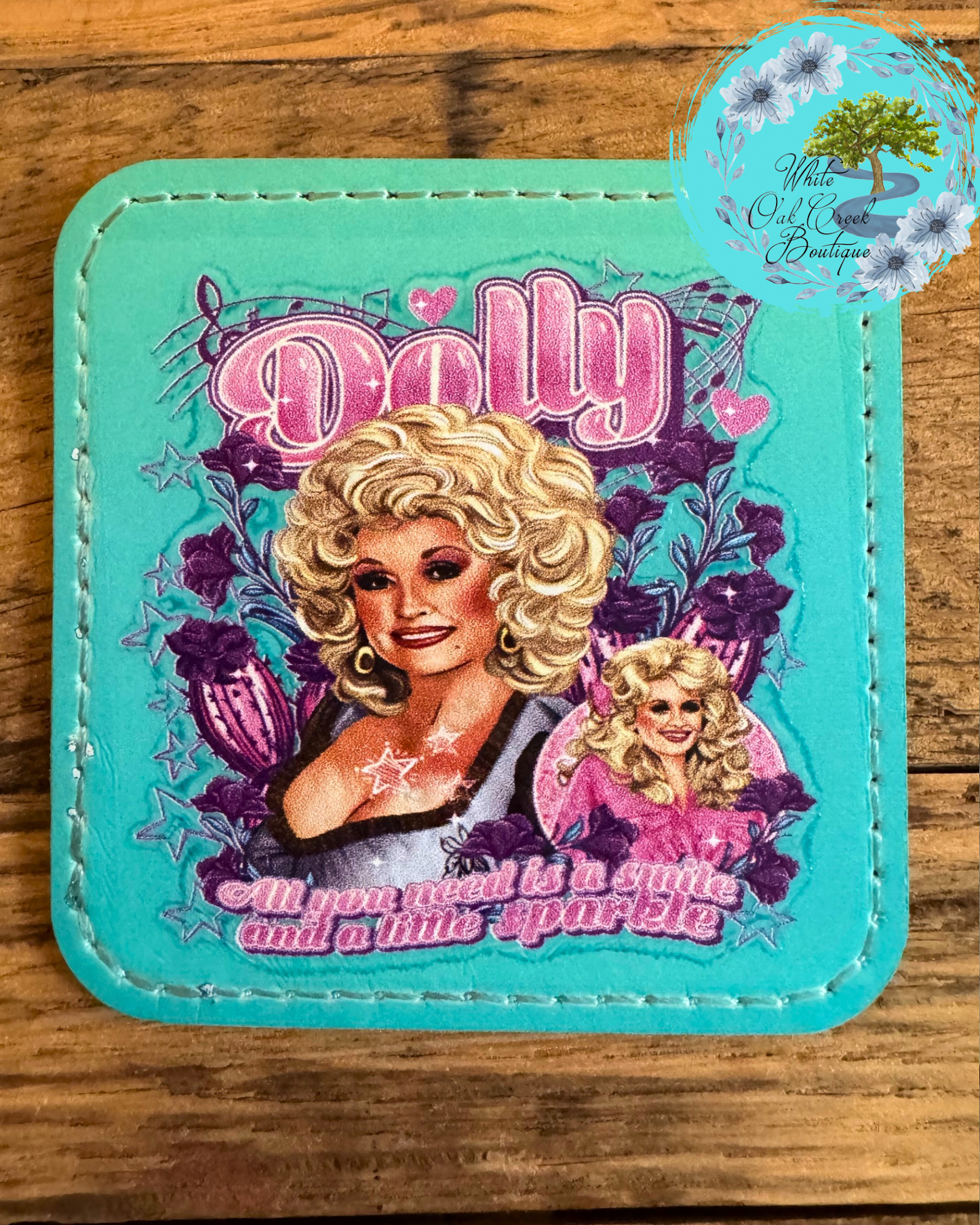 Blonde Country Hat Patch