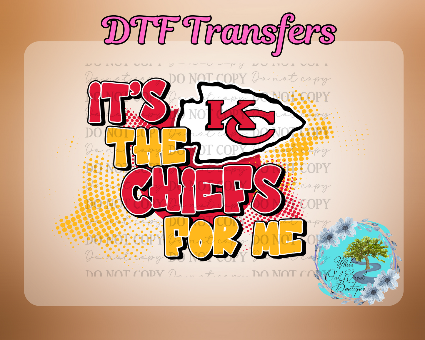 DTF Transfer Chiefs