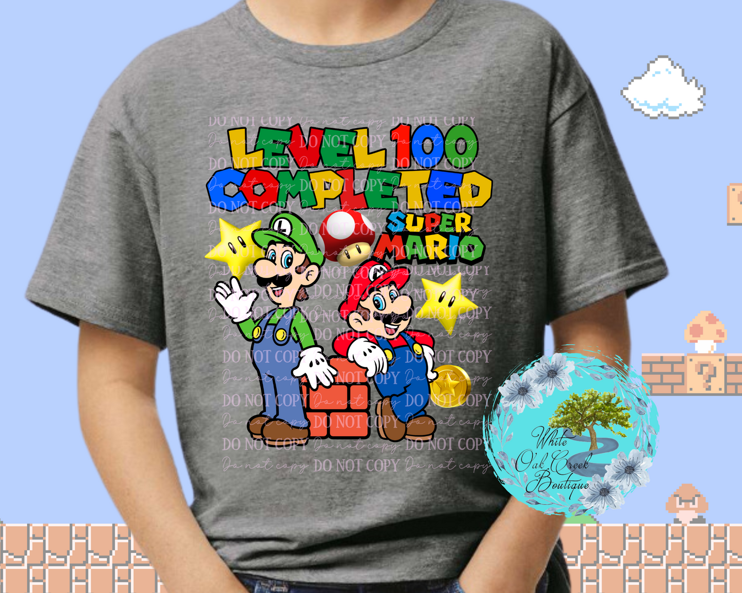 Level 100 T-Shirt Youth 100 Days of School