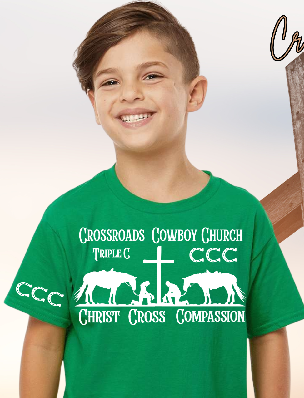 YOUTH Crossroads Cowboy Church T-Shirt