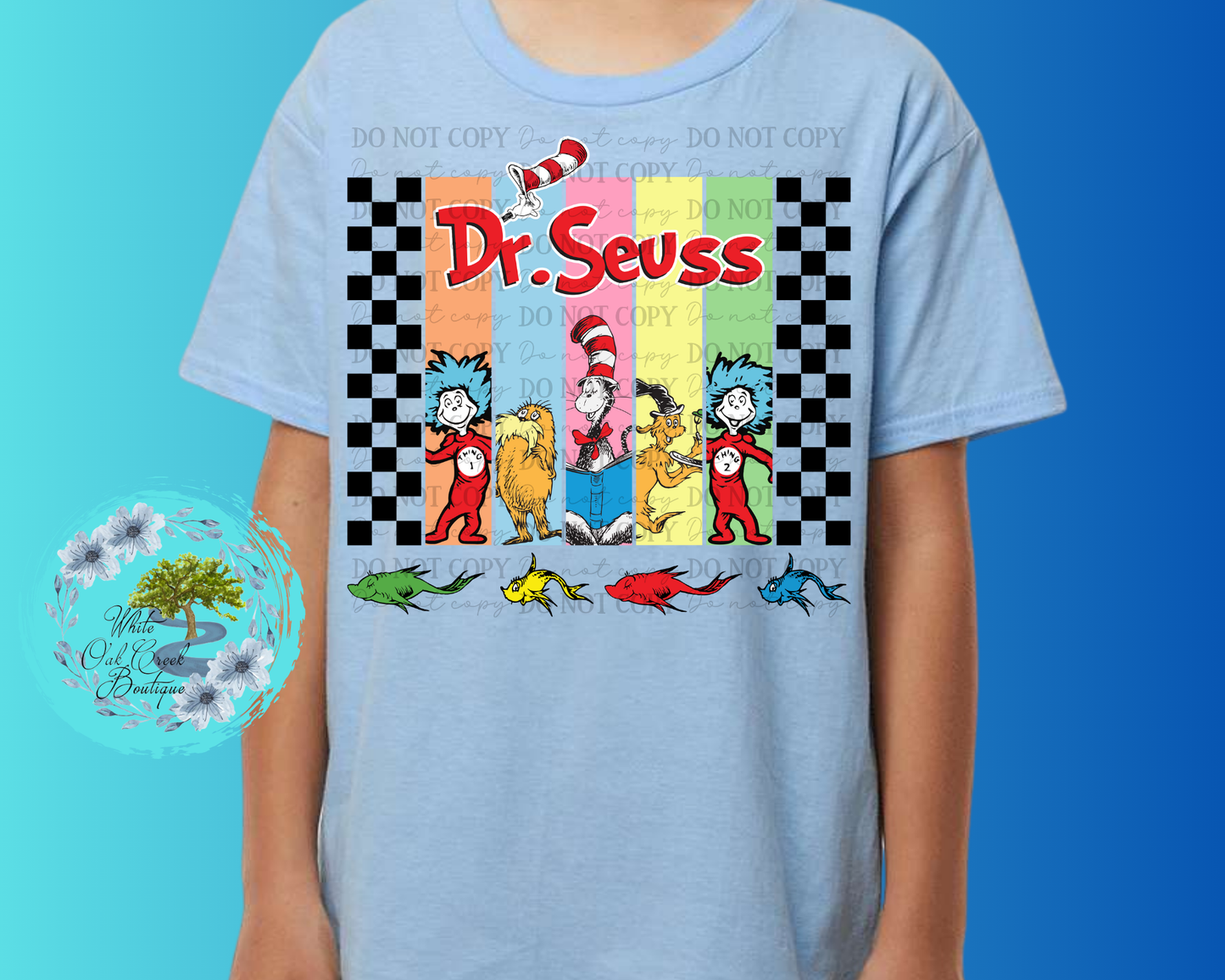 Checkered Reading Youth T-Shirt