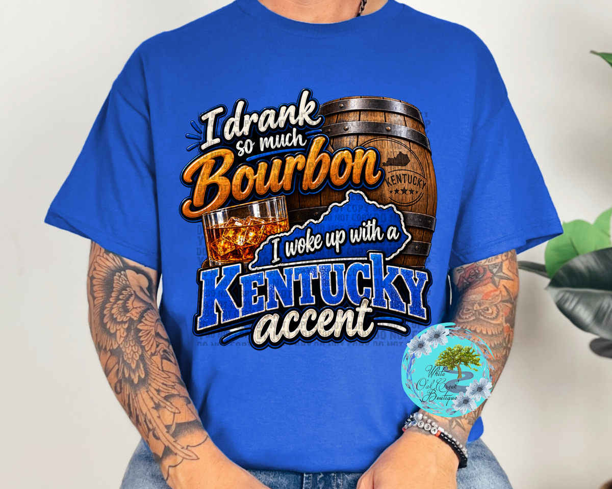 Bourbon Kentucky Accent T-Shirt