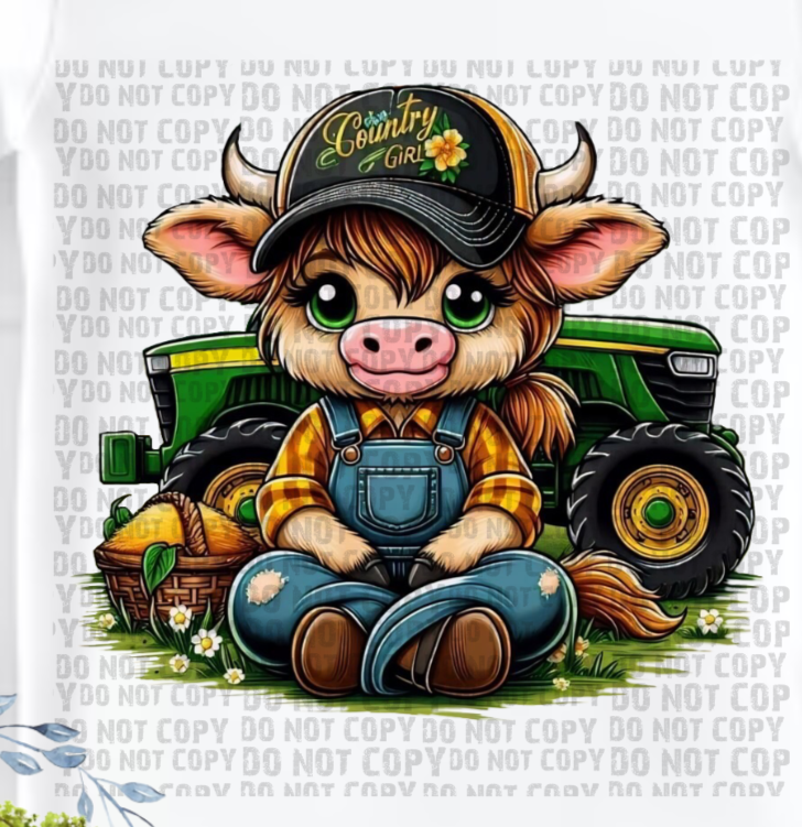 Cow Country Girl Onesie Bodysuit