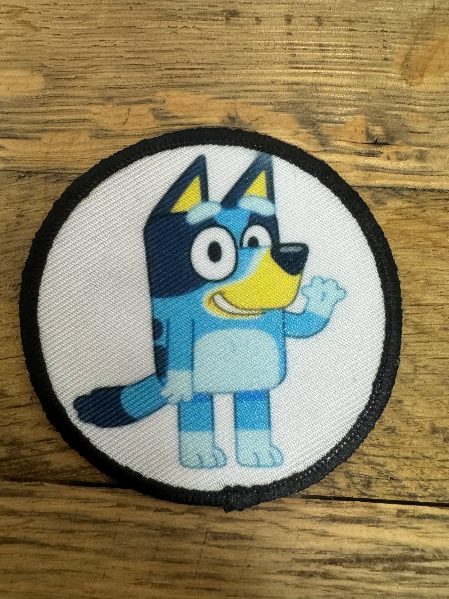 Bluey 2 1/2” Round Trucker Hat Patch