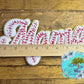 Mama Baseball Chenille 9” Iron On Patch