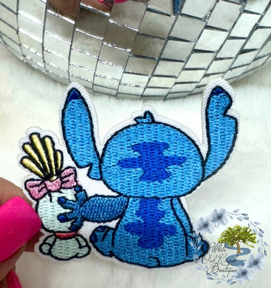 Stitch Buddy Embroidered Hat Patch