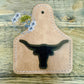 Longhorn Lasered Cow Tag Trucker Hat Patch