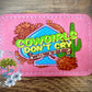 Spade Cowgirls Don’t Cry Pink Faux Leather Trucker Hat Patch