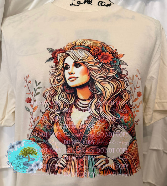 DTF Transfers Dolly Boho