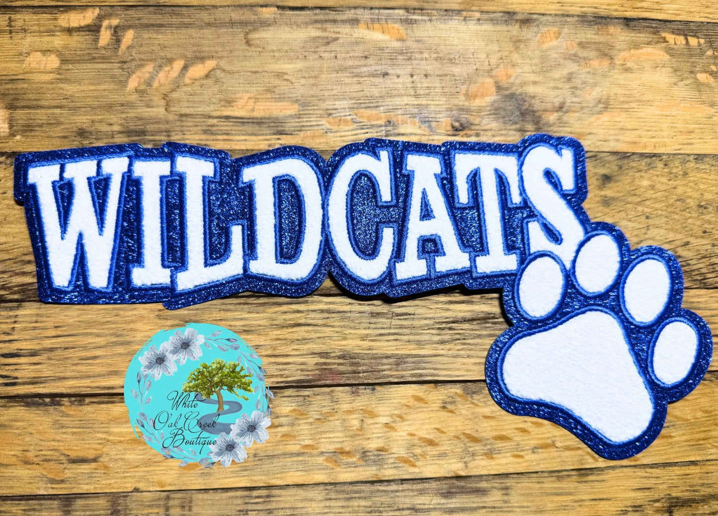 YOUTH Wildcats Chenille 10” Iron-On Patch