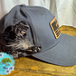 Welder Embroidered Lasered Faux Leather Patch Twill Trucker Hat