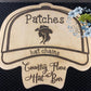 Trucker Hat Patch Bar Design Tray