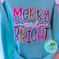 Merry & Bright Sequin Sweatshirt