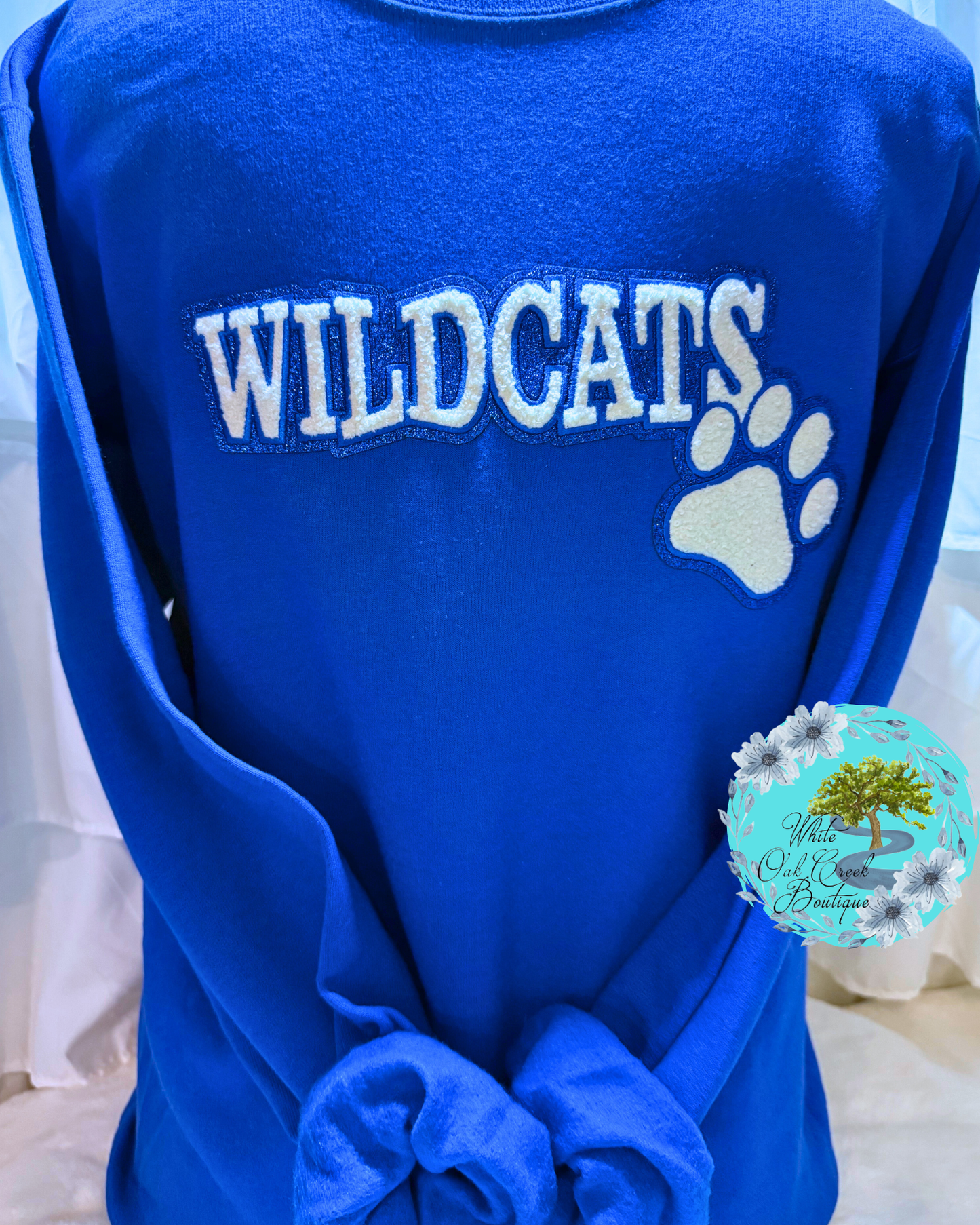 Wildcat YOUTH Chenille Glitter Sweatshirt