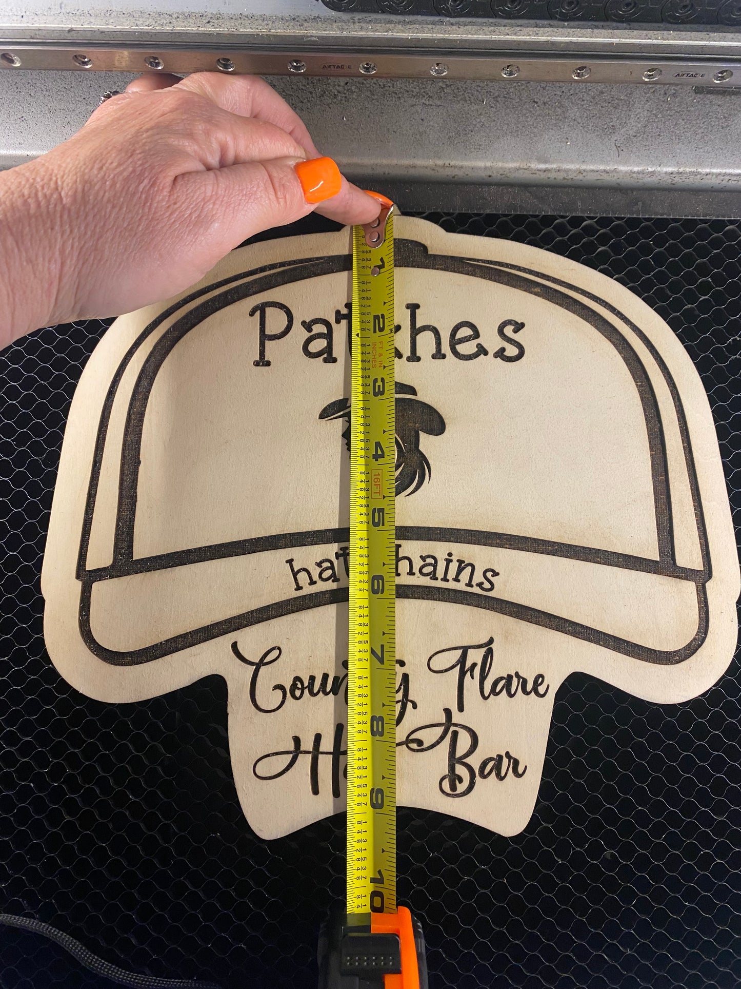 Trucker Hat Patch Bar Design Tray