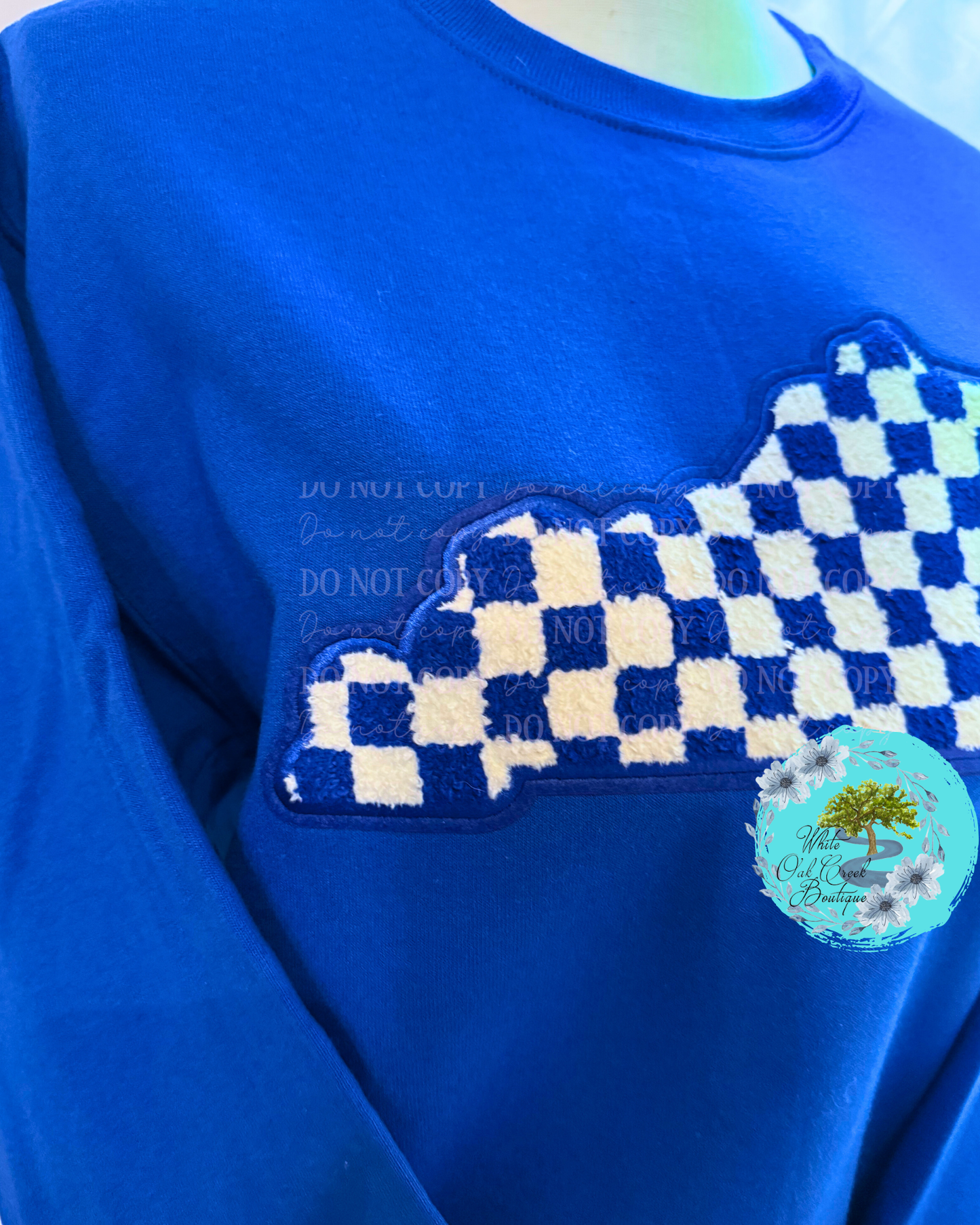 Kentucky Check Chenille Sweatshirt