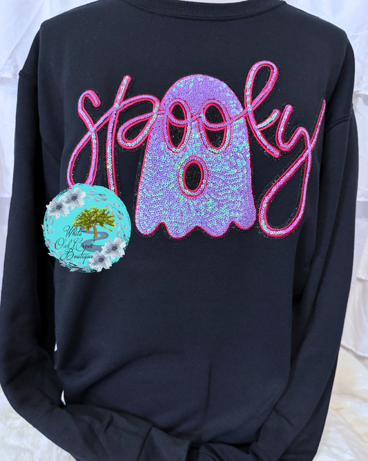 Spooky Sequin Sweatshirt