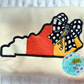 Kentucky Fall Chenille Sweatshirt Candy Corn