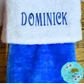 Blue Christmas Stockings Embroidered Personalized