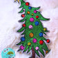 Grinch Christmas Tree Sequin 11.5” Iron-On Patch